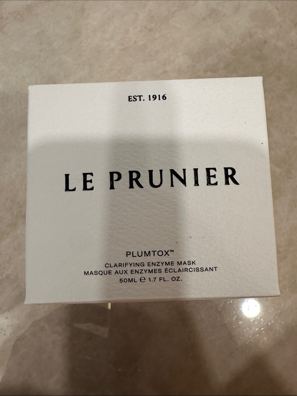 Le Prunier Plumtox Clarifying Enzyme Mask 1.7oz / 50mL - NEW IN BOX
